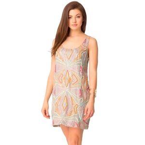 $329‎ BeBe special sexy sparkle dress beading sequin new years party formal M